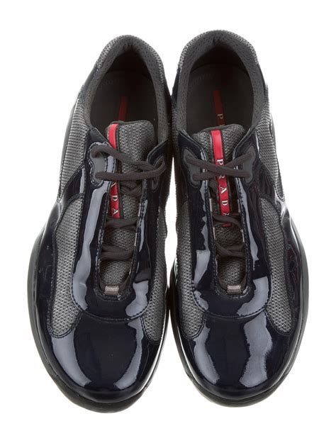 prada america's cup patent leather|prada america's cup original sneakers.